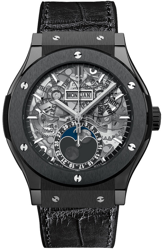 Hublot Classic Fusion Aerofusion Moonphase 45mm 517.cx.0170.lr Black Magic