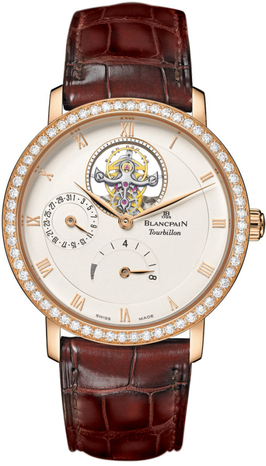 Blancpain Villeret Tourbillon 8 Day Power Reserve  6025-2942-55b