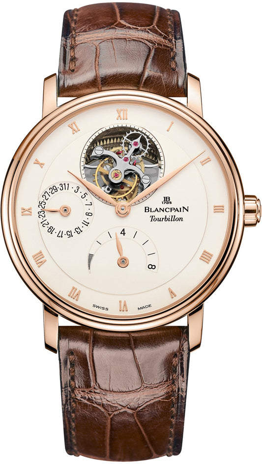 Blancpain Villeret Tourbillon 8 Day Power Reserve  6025-3642-55b