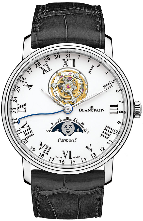 Blancpain Villeret Carrousel Moonphase 42mm 6622L-3431-55b