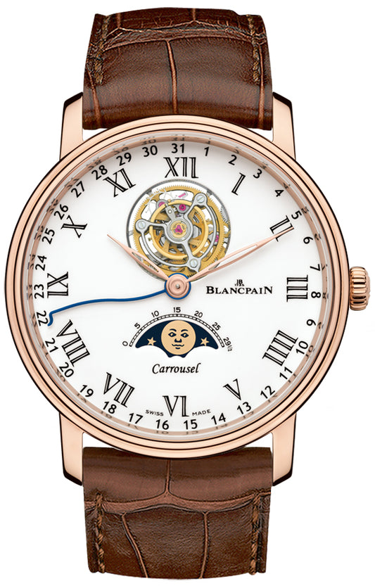 Blancpain Villeret Carrousel Moonphase 42mm 6622L-3631-55b