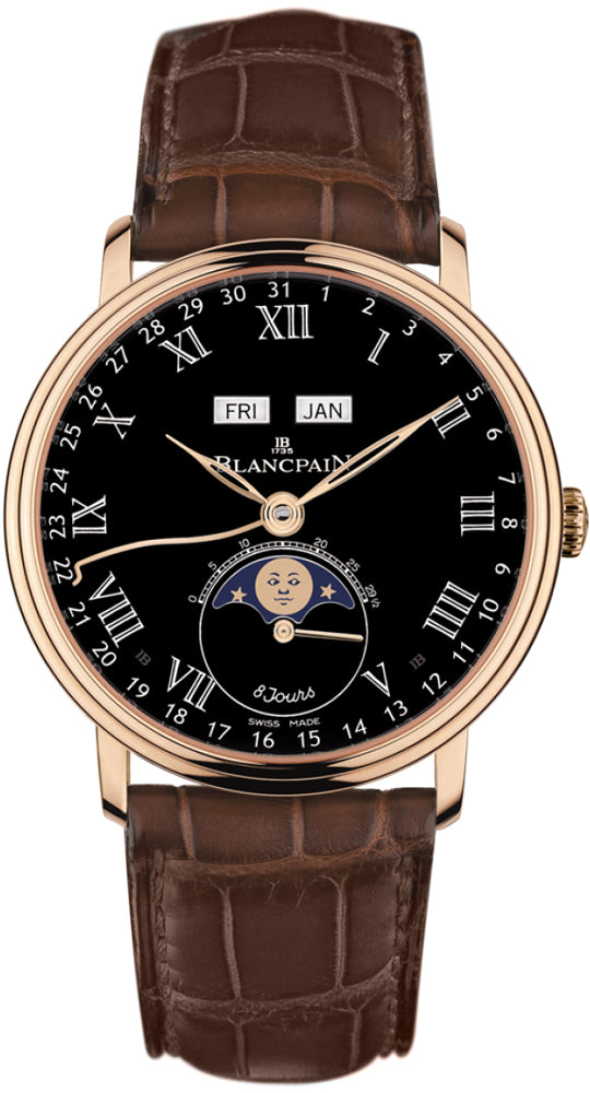 Blancpain Villeret Complete Calendar 8 Days 6639-3637-55b