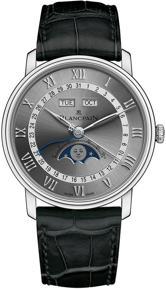 Blancpain Villeret Moonphase & Complete Calendar 40mm 6654-1113-55b