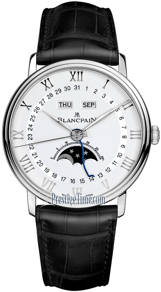 Blancpain Villeret Moonphase & Complete Calendar 40mm 6654-1127-55b