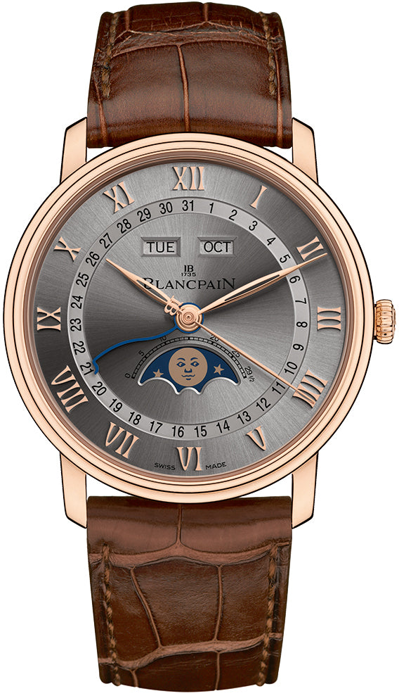 Blancpain Villeret Moonphase & Complete Calendar 40mm 6654-3613-55a