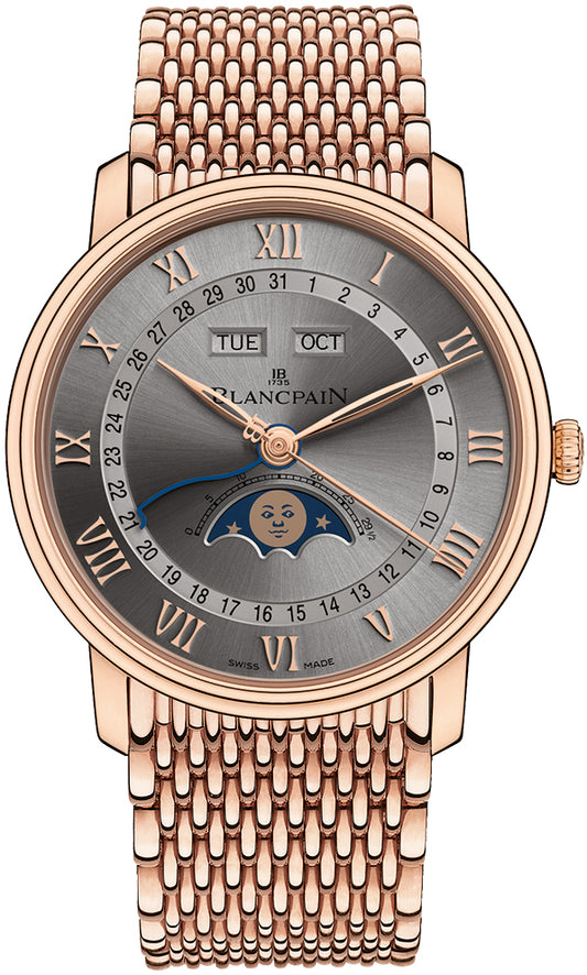 Blancpain Villeret Moonphase & Complete Calendar 40mm 6654-3613-mmb