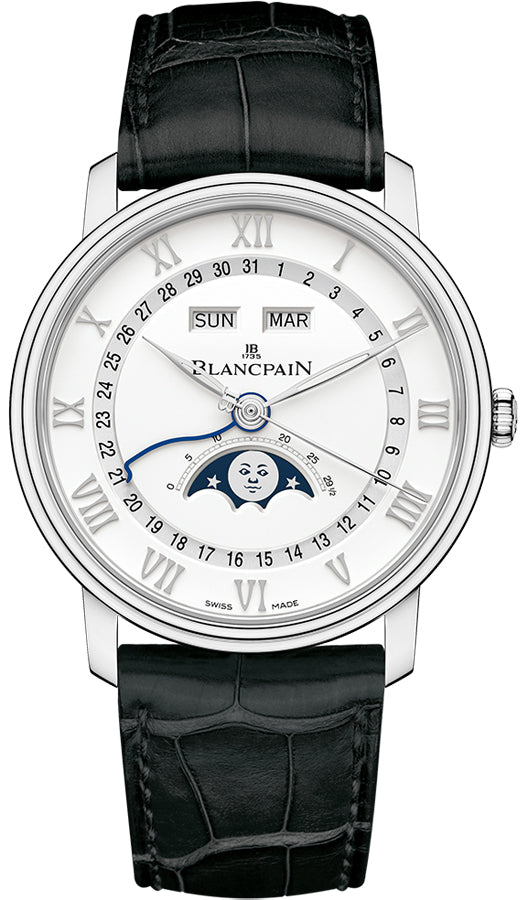 Blancpain Villeret Moonphase & Complete Calendar 40mm 6654a-1127-55b