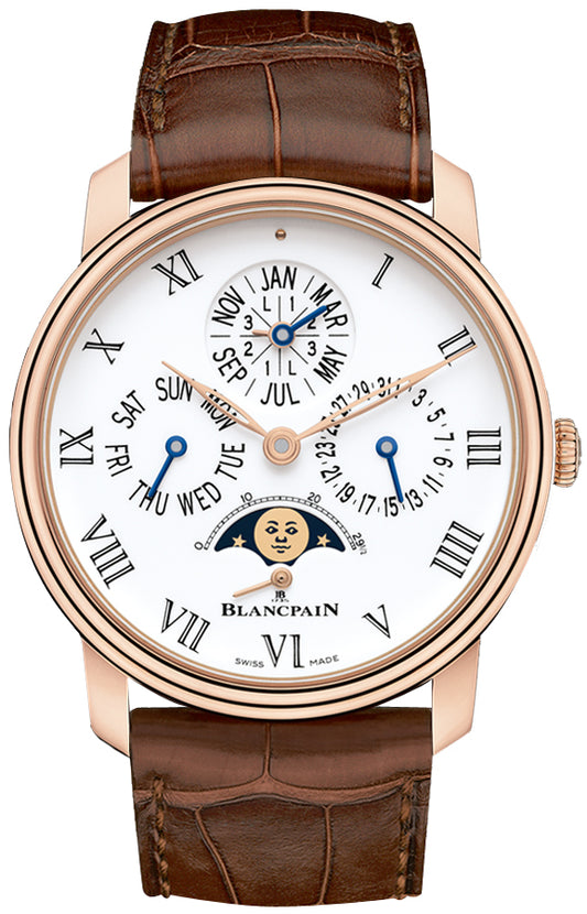 Blancpain Villeret Quantieme Perpetual 8 Days Automatic 42mm 6659-3631-55b