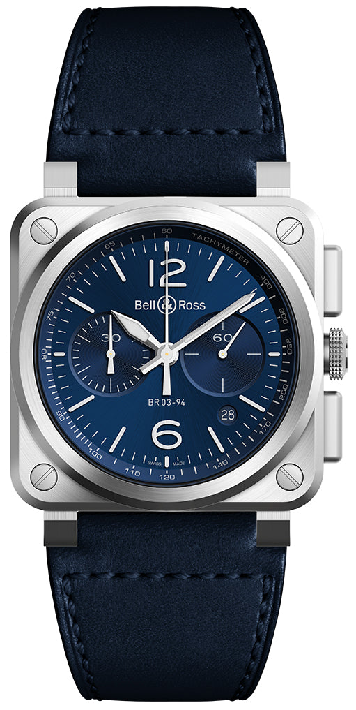 Bell & Ross BR03-94 Chronograph 42mm BR03-94 Blue Steel