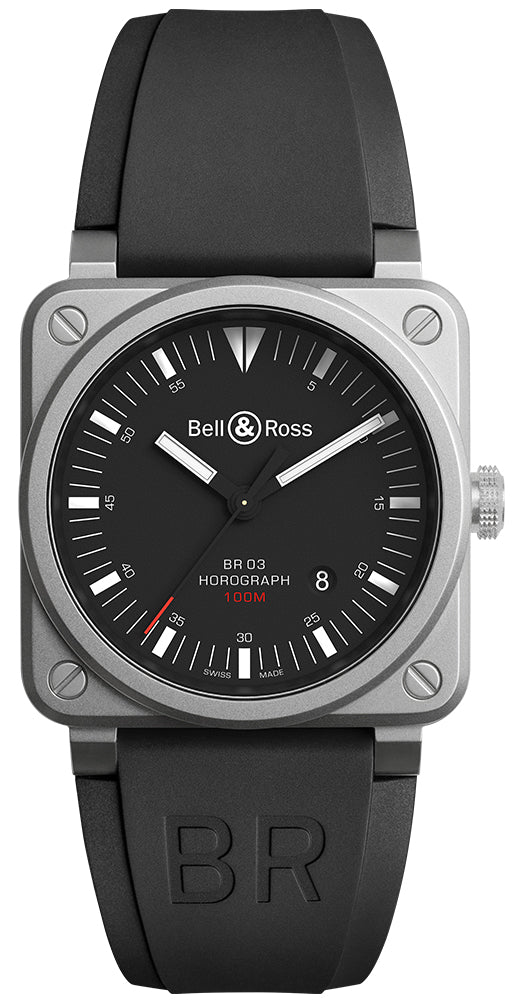 Bell & Ross BR03-92 Automatic 42mm BR0392-HOR-BLC/SRB
