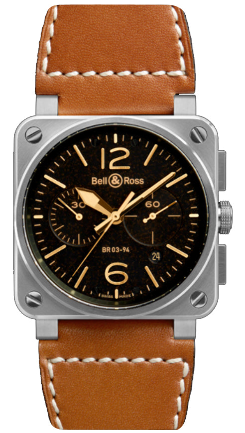 Bell & Ross BR03-94 Chronograph 42mm BR0394-ST-G-HE/SCA