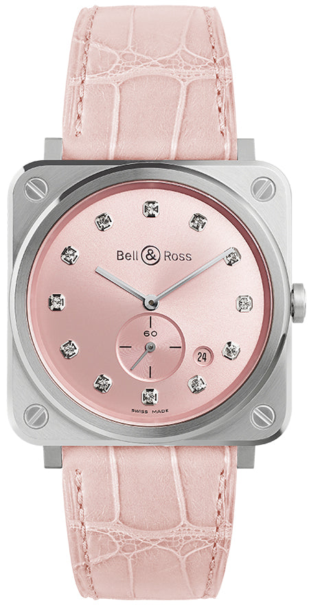 Bell & Ross BR S Quartz 39mm BRS-PK-ST-DIA/SCR