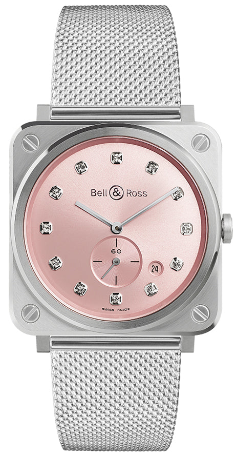 Bell & Ross BR S Quartz 39mm BRS-PK-ST-DIA/SST