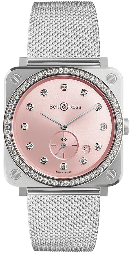 Bell & Ross BR S Quartz 39mm BRS-PK-ST-LGD/SST