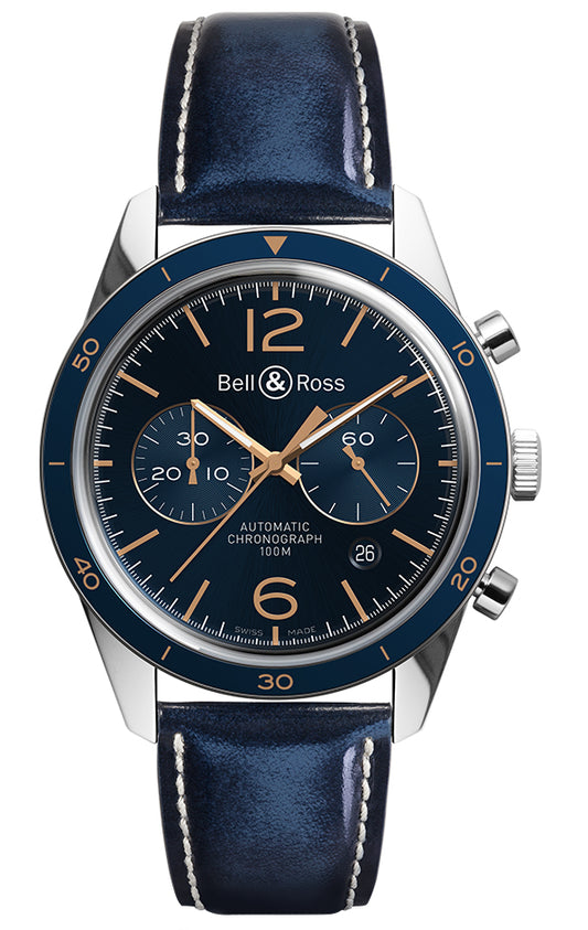 Bell & Ross BR 126 Sport Chronograph BRV126-BLU-ST/SCA