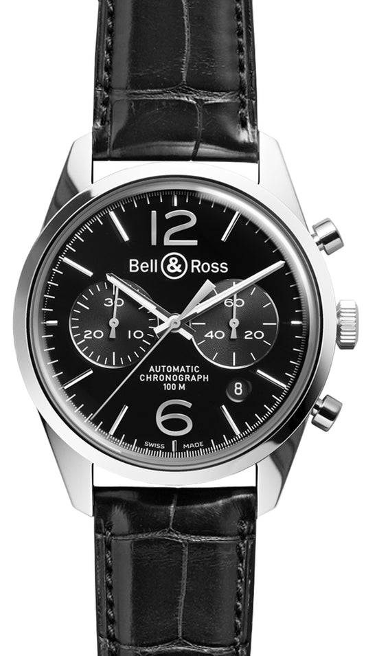 Bell & Ross BR 126 Vintage BRV 126 Officer Black