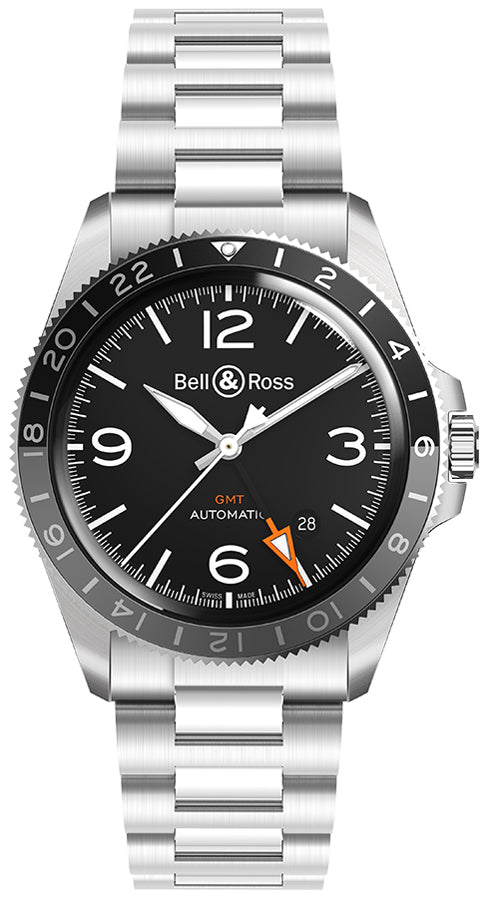 Bell & Ross BR V2-93 GMT BRV293-BL-ST/SST