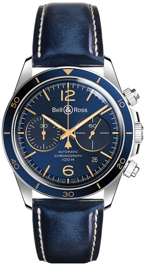 Bell & Ross BR V2-94 BRV294-BU-G-ST/SCA