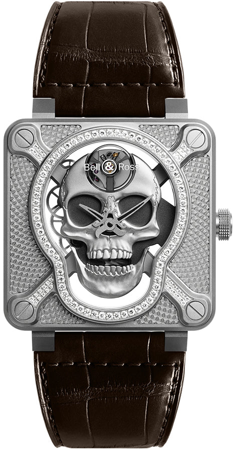 Bell & Ross BR01 Laughing Skull BR01-SKULL-SK-LGD