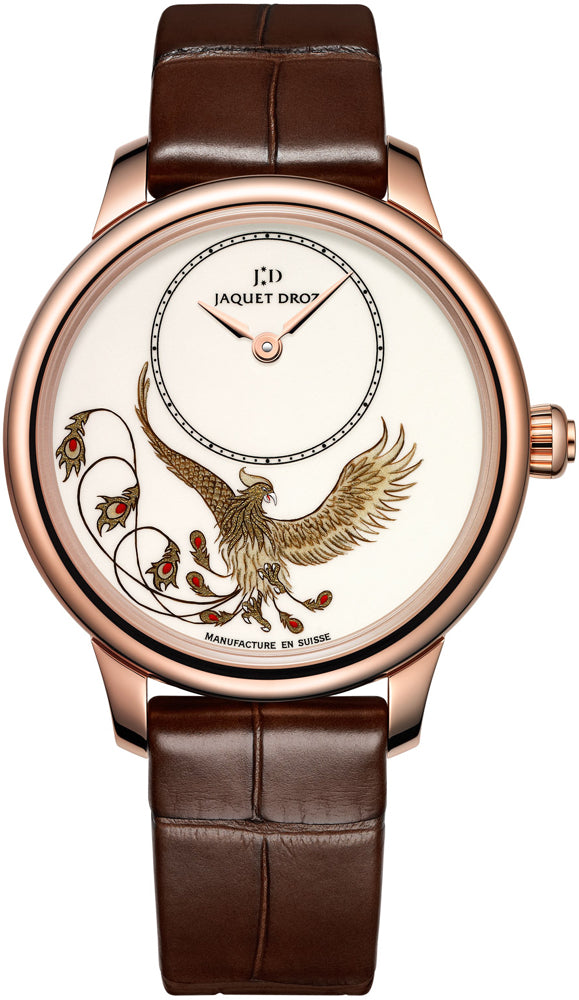 Jaquet Droz Les Ateliers d'Art Petite Heure Minute Enamel Painting 35mm j005003201 PHOENIX