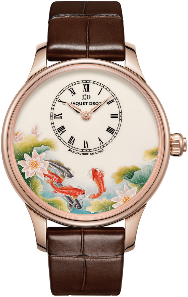 Jaquet Droz Les Ateliers d'Art Petite Heure Minute Enamel Painting 39mm j005013203 CARPS