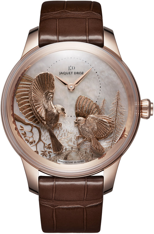 Jaquet Droz Les Ateliers d'Art Petite Heure Minute Relief j005023270 SEASONS FALL