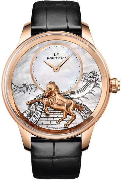 Jaquet Droz Les Ateliers d'Art Petite Heure Minute Relief j005023275 HORSE