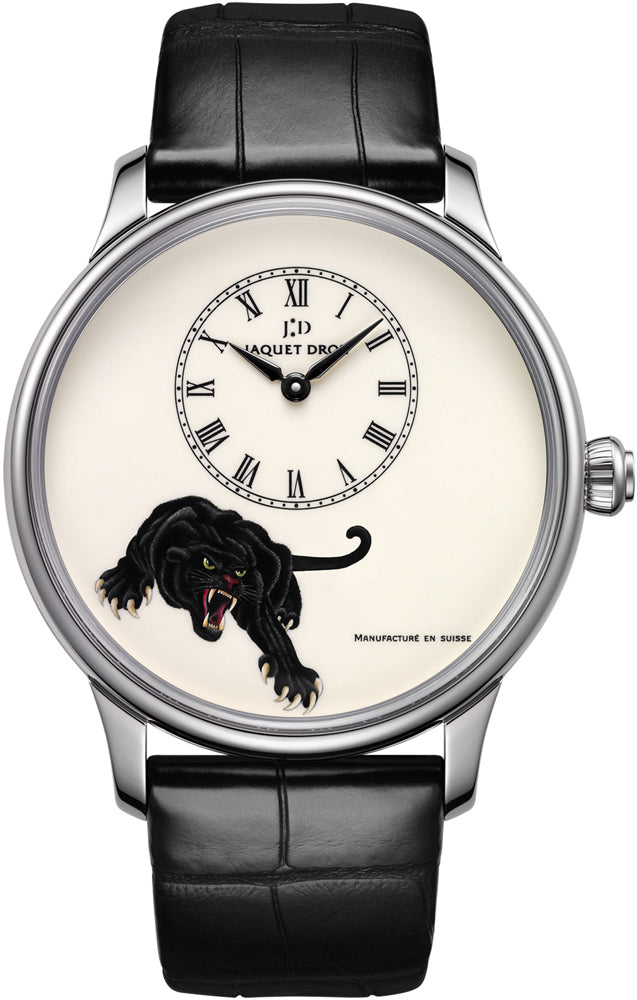 Jaquet Droz Les Ateliers d'Art Petite Heure Minute Enamel Painting 43mm j005034234 PANTHERE