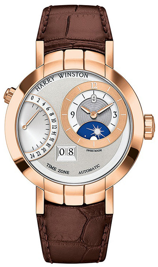 Harry Winston Premier Excenter Timezone 41mm prnatz41rr001