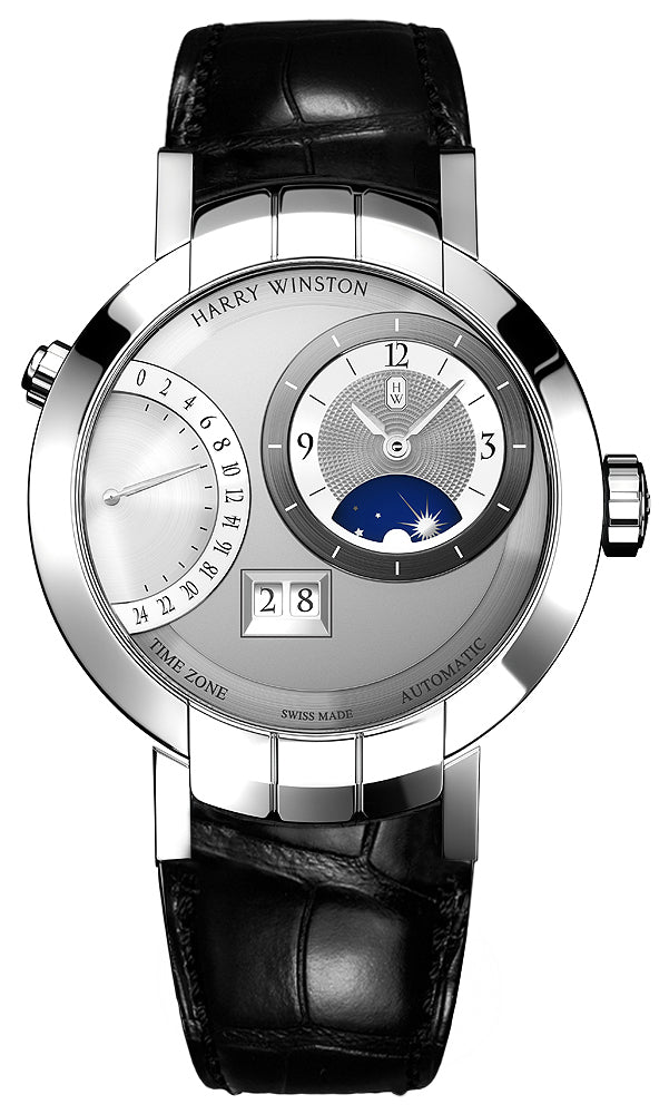 Harry Winston Premier Excenter Timezone 41mm prnatz41ww002