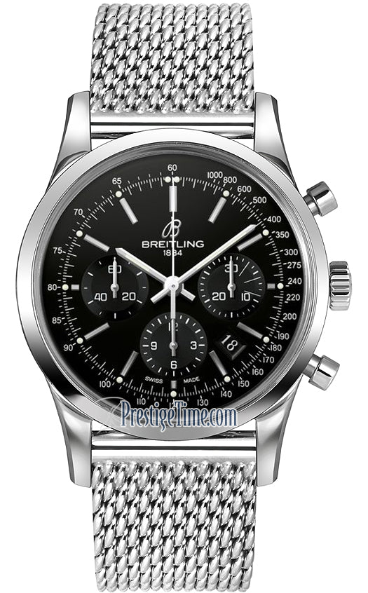 Breitling Transocean Chronograph 43mm ab015212/ba99-ss