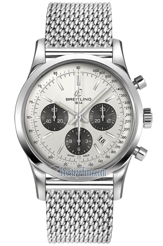 Breitling Transocean Chronograph 43mm ab015212/g724-ss