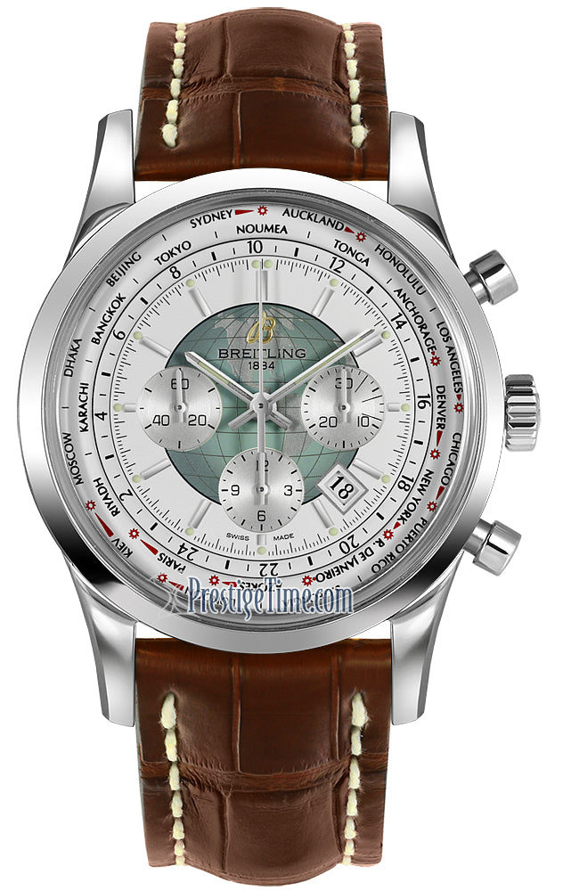 Breitling Transocean Chronograph Unitime ab0510u0/a732-2cd