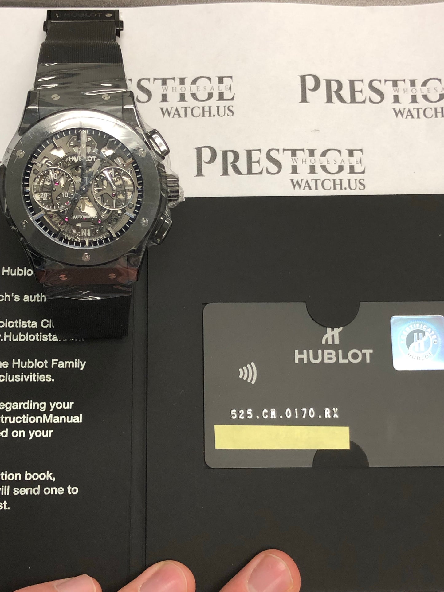 Hublot 525.cm.0170.rx Classic Fusion Aerofusion Chronograph 45mm Mens Watch