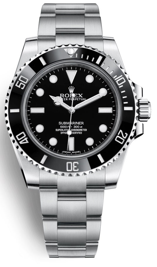 Rolex Oyster Perpetual Submariner Automatic Black Dial Men's Watch 114060