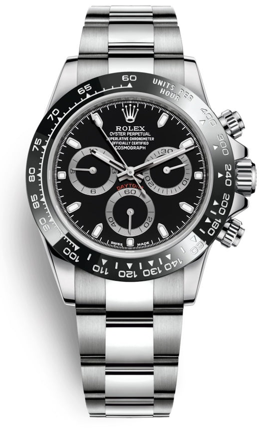 Rolex Cosmograph Daytona 40mm Black Dial Chronograph Ceramic Oyster 116500