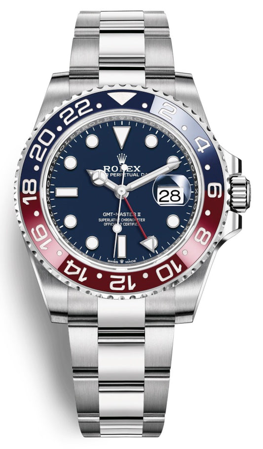 Rolex GMT-Master II Automatic 18kt White Gold PEPSI Bezel Blue Dial 126719