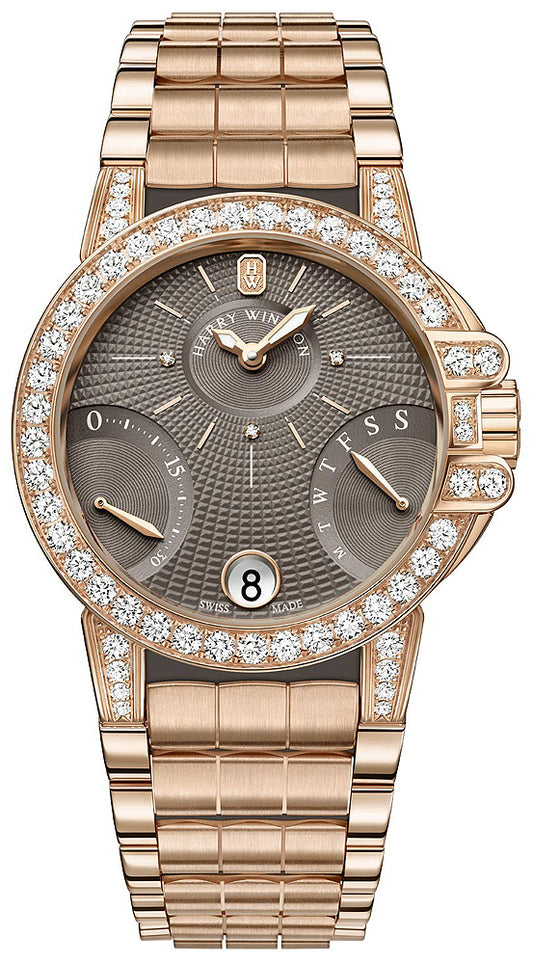 Harry Winston Ocean Lady Biretrograde 36mm oceabi36rr024