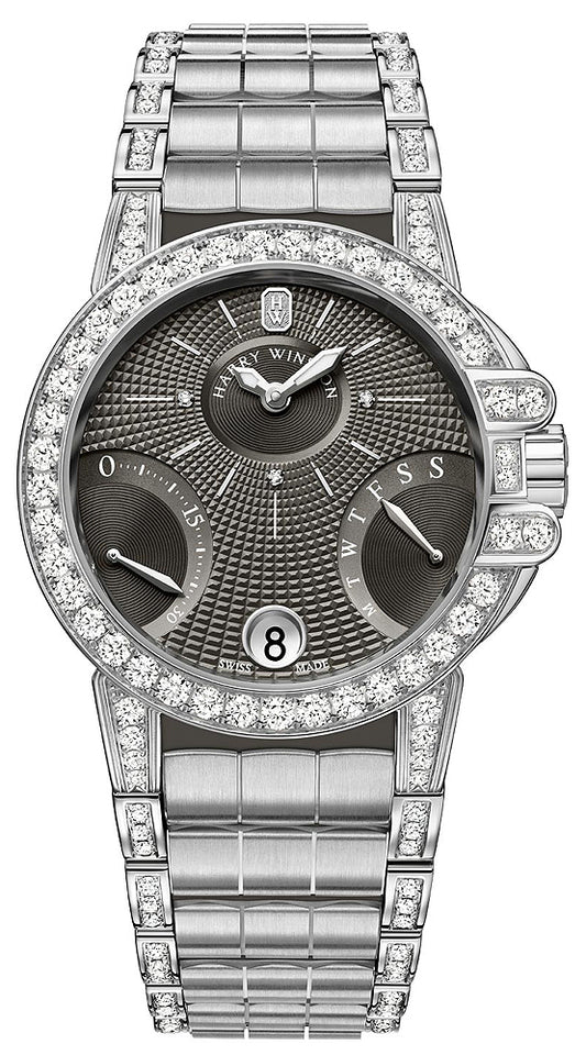 Harry Winston Ocean Lady Biretrograde 36mm oceabi36ww044