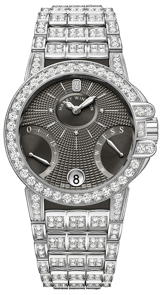 Harry Winston Ocean Lady Biretrograde 36mm oceabi36ww045