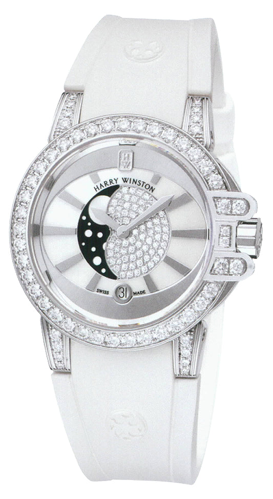 Harry Winston Ocean Lady Moon Phase 36mm oceqmp36ww003