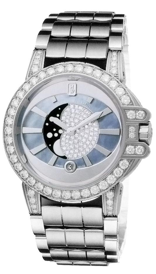 Harry Winston Ocean Lady Moon Phase 36mm oceqmp36ww006