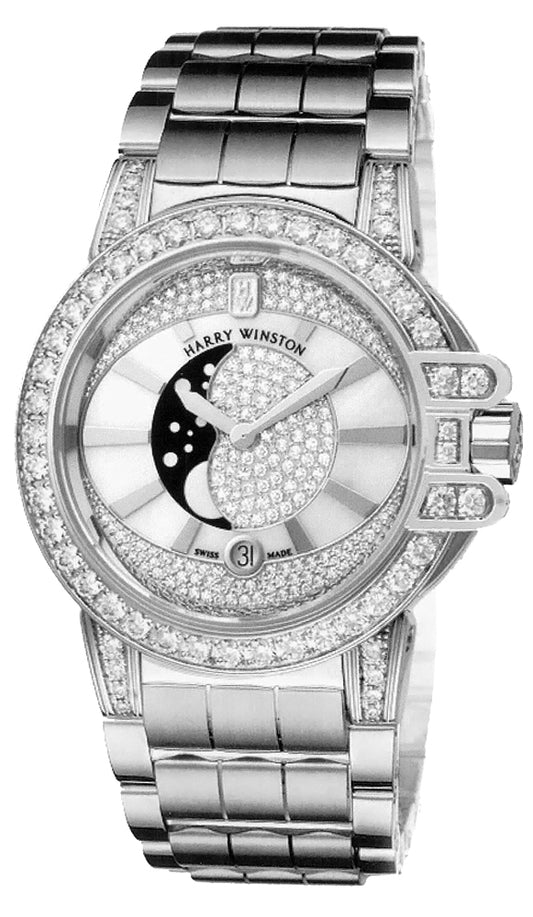 Harry Winston Ocean Lady Moon Phase 36mm oceqmp36ww010