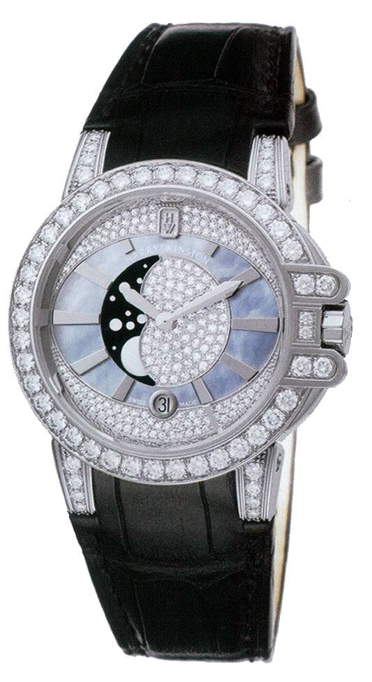 Harry Winston Ocean Lady Moon Phase 36mm oceqmp36ww011