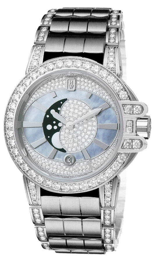 Harry Winston Ocean Lady Moon Phase 36mm oceqmp36ww012