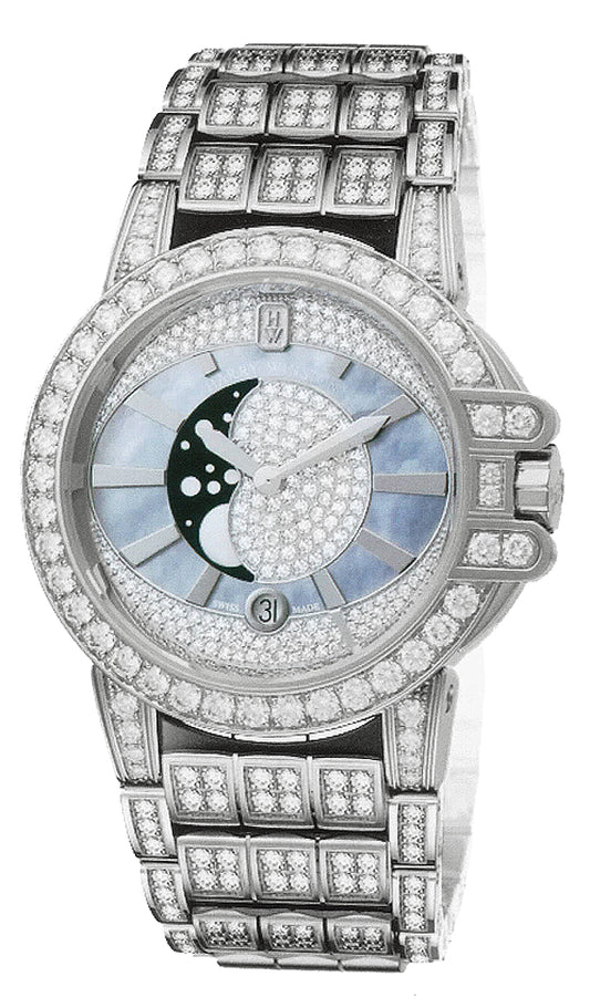 Harry Winston Ocean Lady Moon Phase 36mm oceqmp36ww014