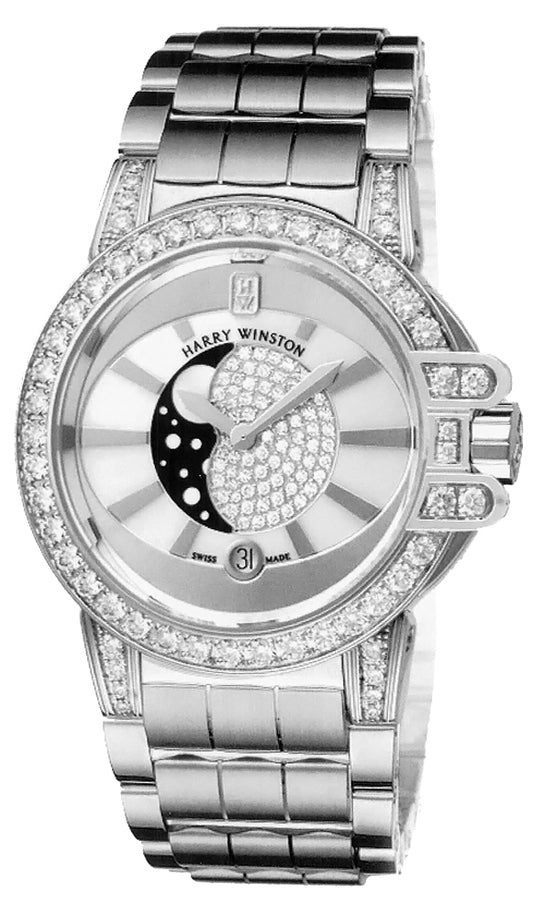 Harry Winston Ocean Lady Moon Phase 36mm oceqmp36ww015