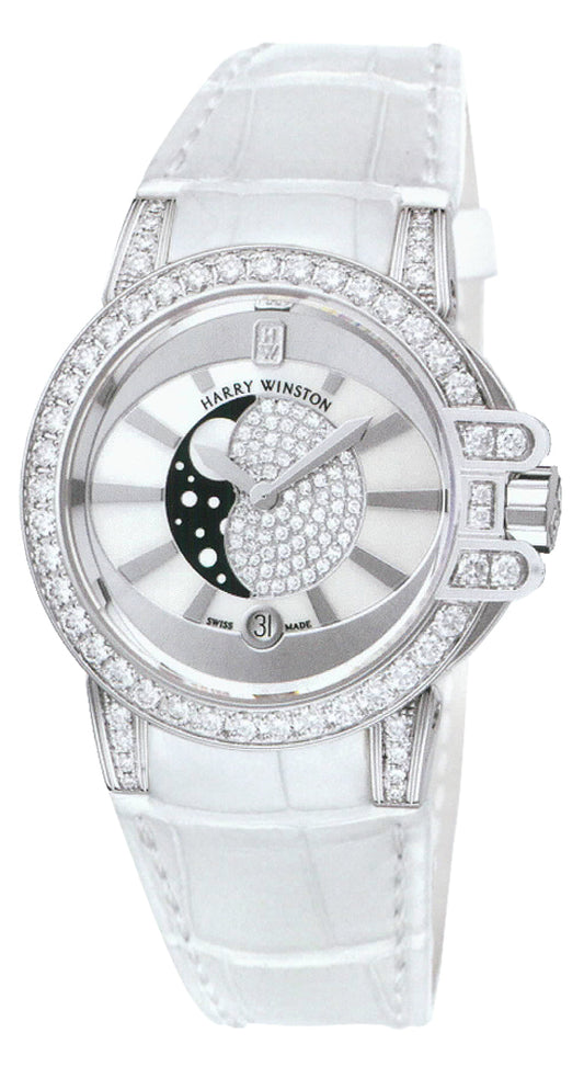 Harry Winston Ocean Lady Moon Phase 36mm oceqmp36ww018