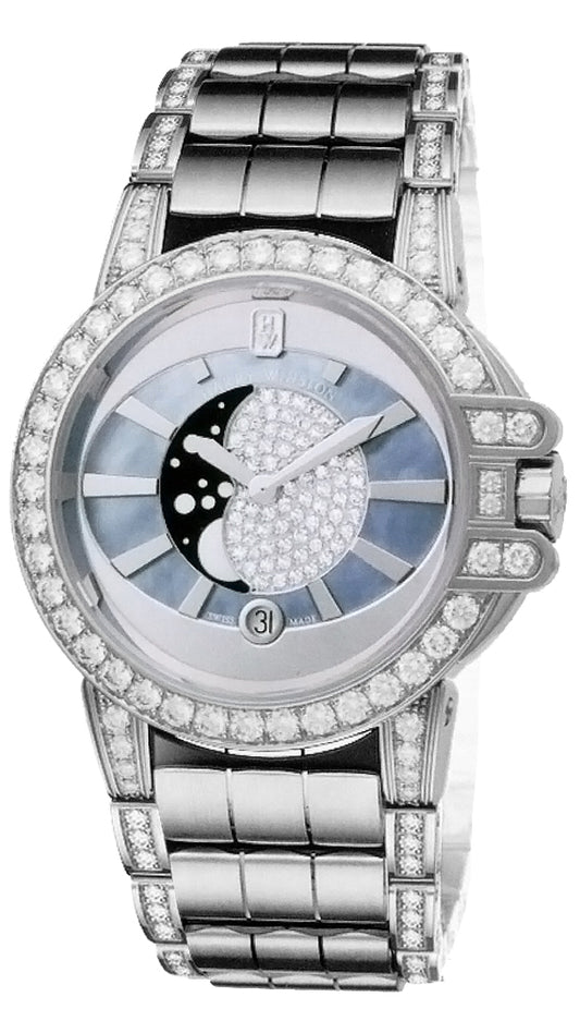 Harry Winston Ocean Lady Moon Phase 36mm oceqmp36ww020