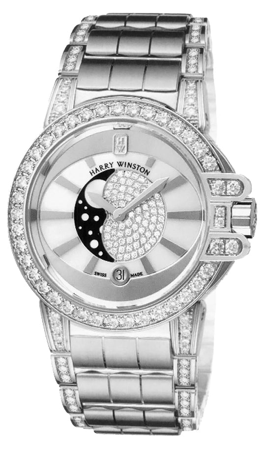 Harry Winston Ocean Lady Moon Phase 36mm oceqmp36ww021